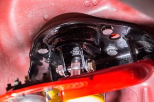 Chevrolet Camaro Coilover Suspension Kit - Front - UMI Performance - Double Adjustable, 550lb Spring Rate - Black - `93-`02